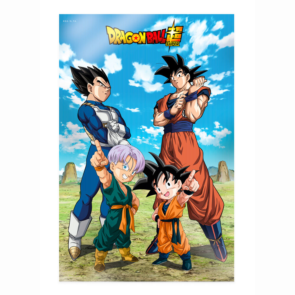 Poster 3D Batalha de Dioses Dragon Ball Super