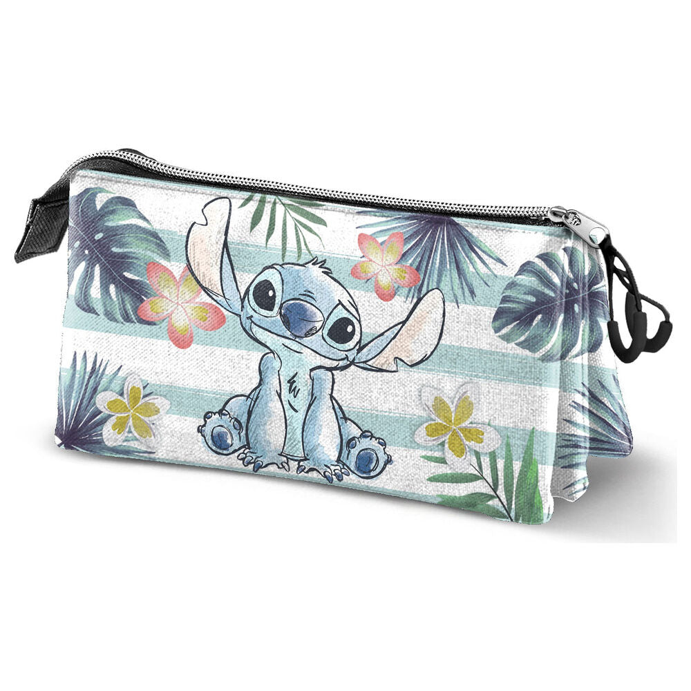 Estojo Triplo Ocean Stitch Disney