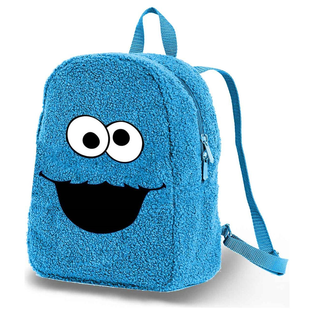 Mochila Creche Cookie Monster Rua Sésamo 25cm