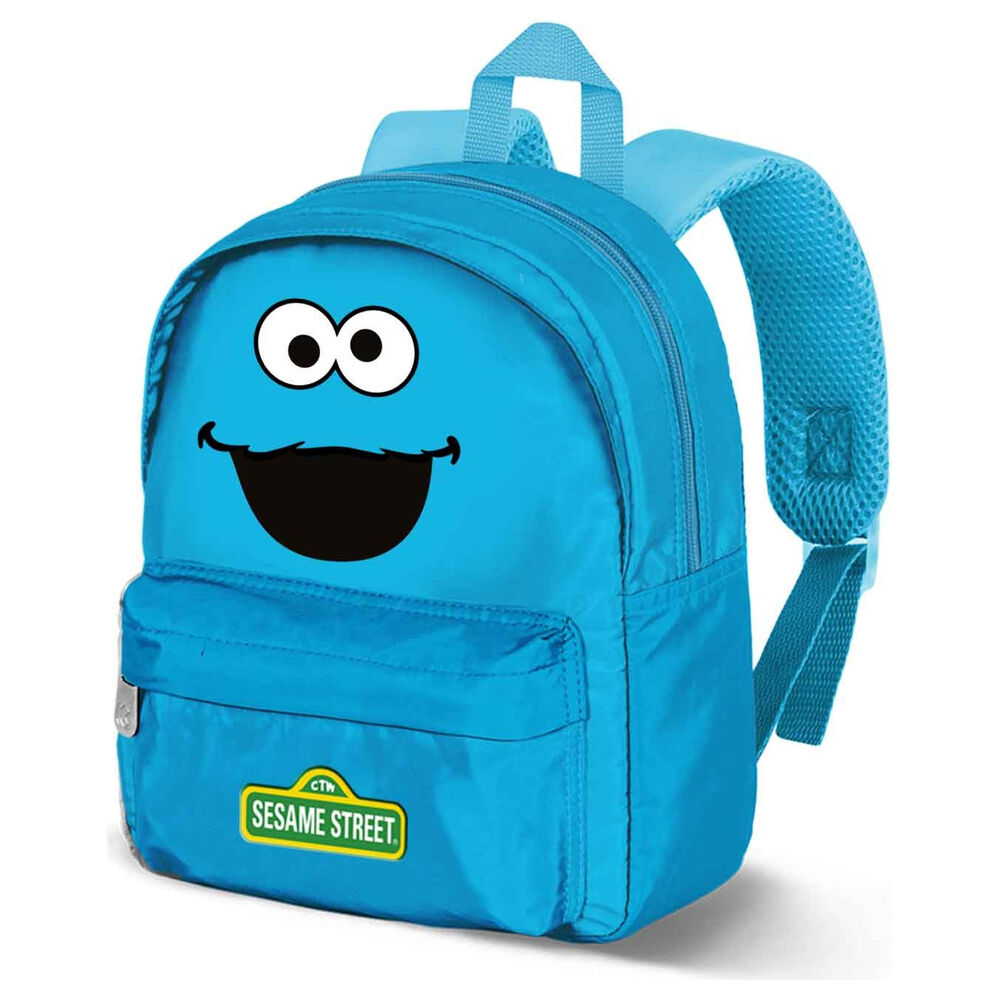 Mochila Creche Cookie Monster Rua Sésamo 27cm
