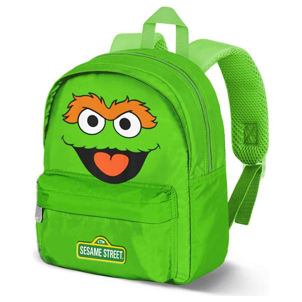 Mochila Creche Oscar Rua Sésamo 27cm