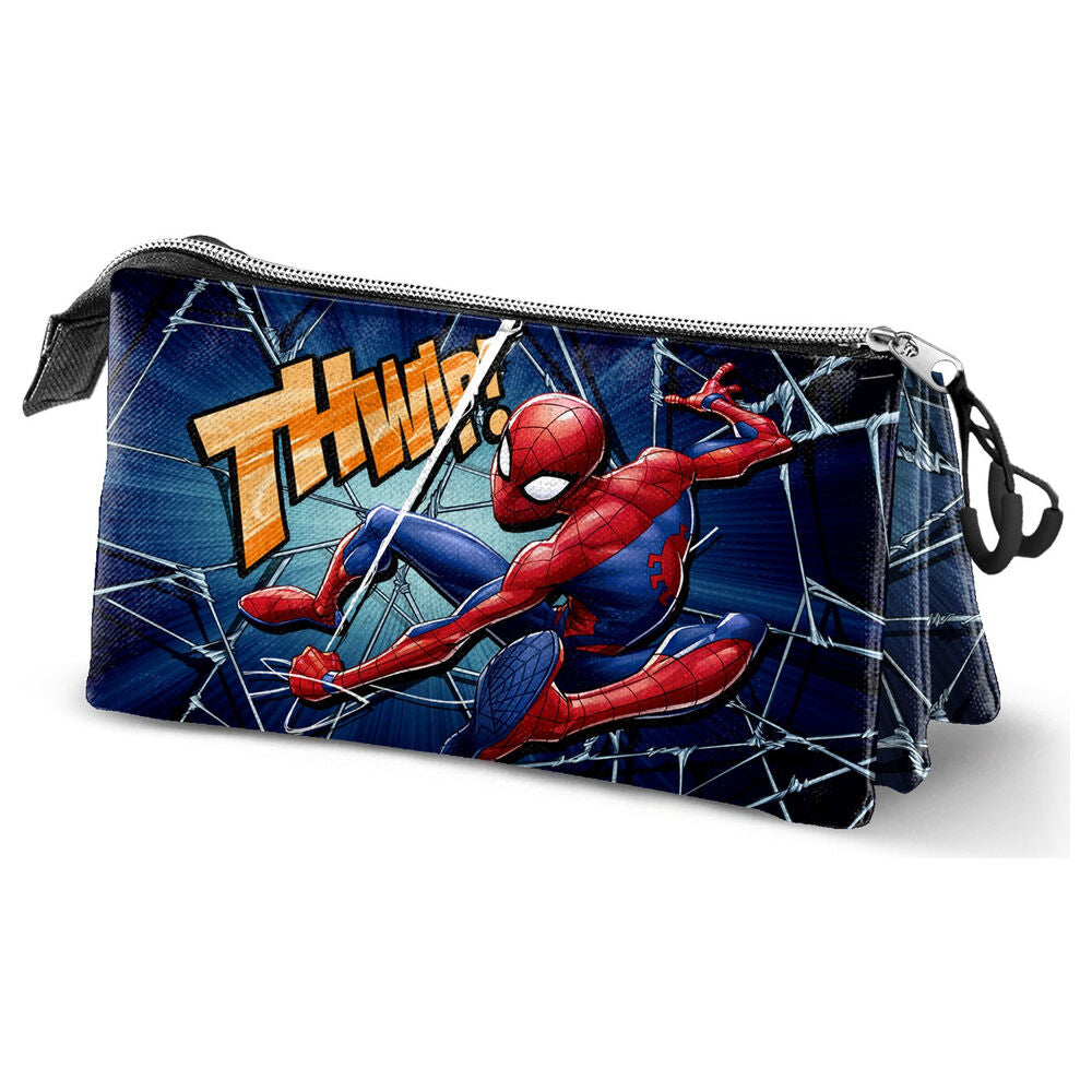Estojo Triplo Skills Spiderman Marvel