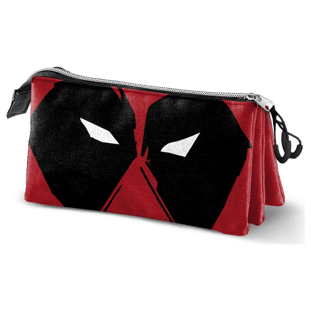 Estojo Triplo Mask Deadpool Marvel