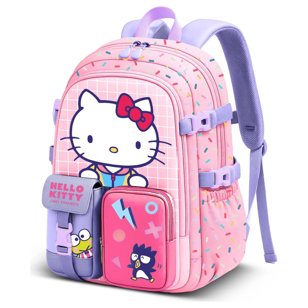 Mochila Escolar Hello Kitty and Friends 40cm