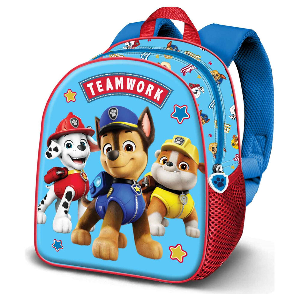 Mochila Pré-Escolar 3D Ready Patrulha Pata 31cm