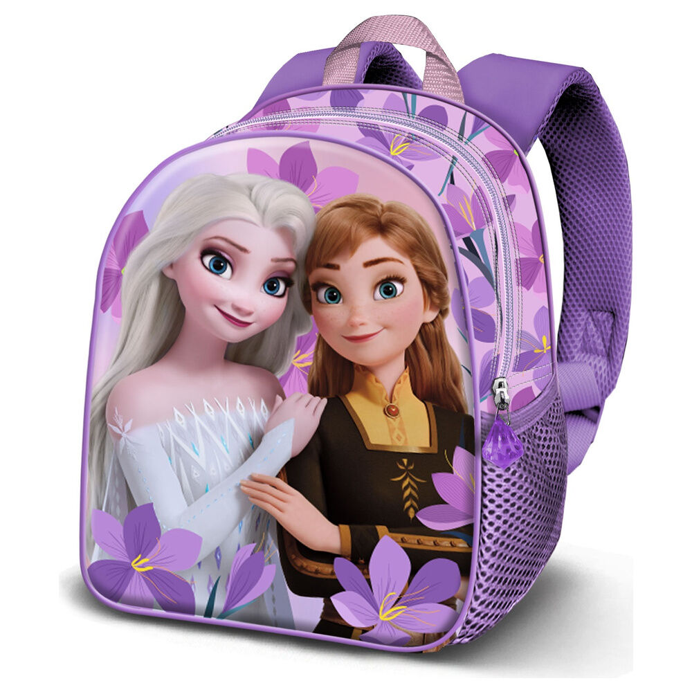 Mochila Pré-Escolar 3D Violet Frozen Disney 31cm