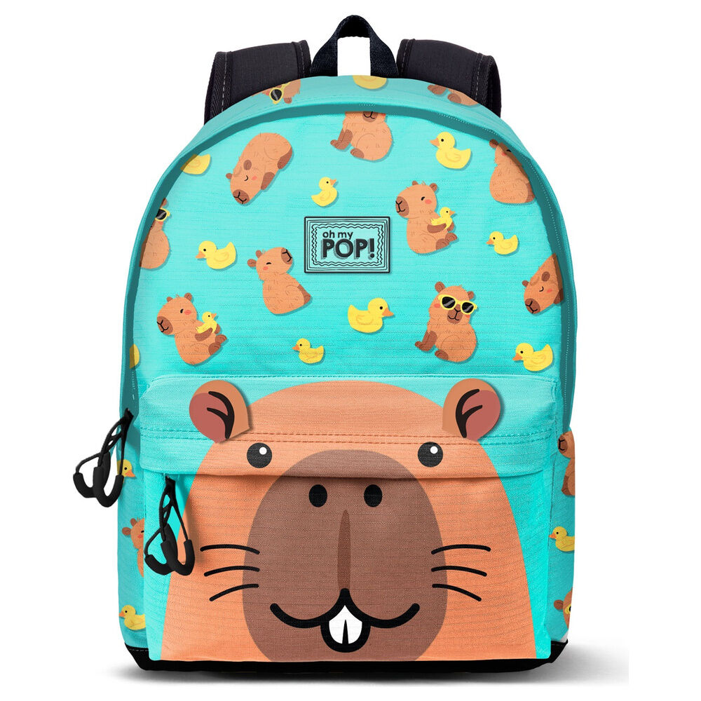 Mochila Escolar Capibara Oh My Pop! 41cm