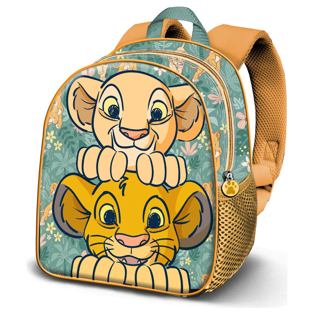 Mochila Pré-Escolar 3D Lions Rei Leão Disney 31cm