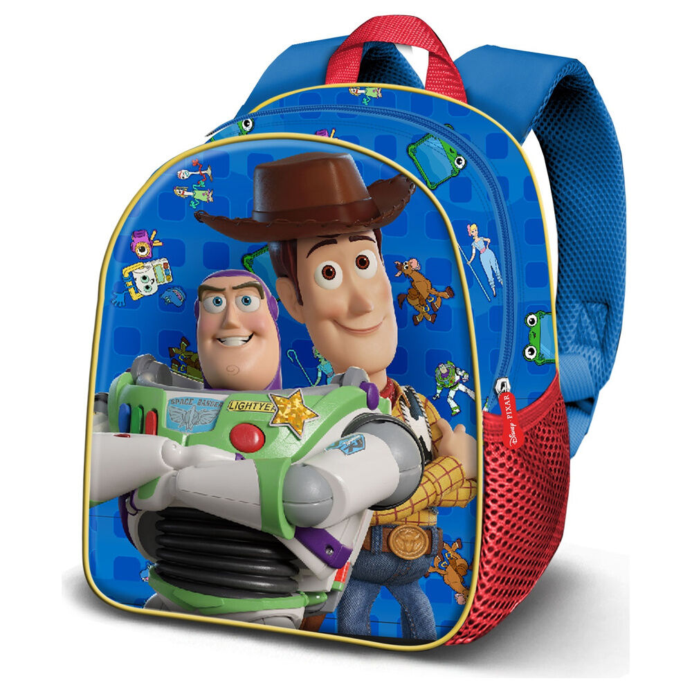 Mochila Pré-Escolar 3D Friends Toy Story Disney Pixar 31cm
