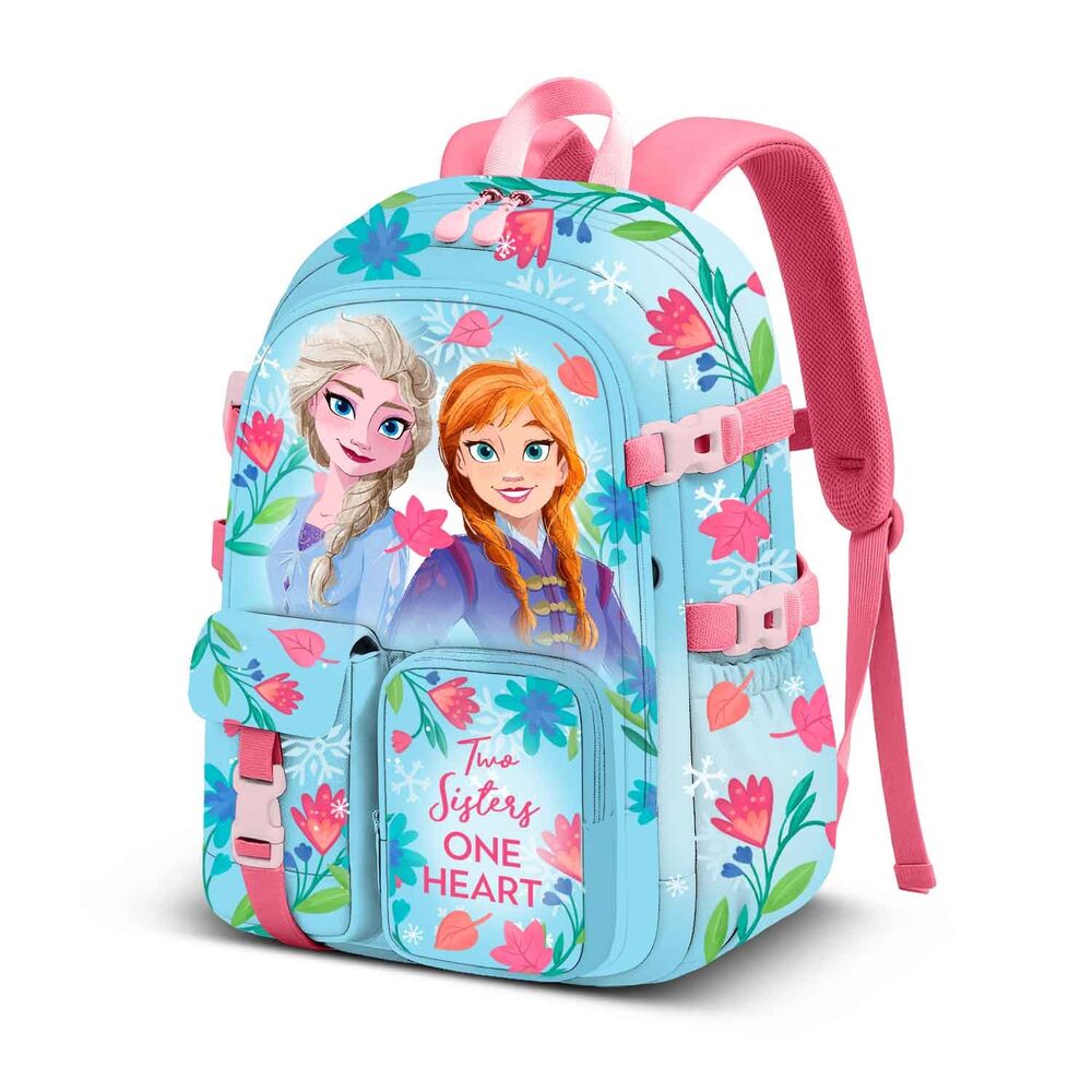 Mochila Escolar Heart Frozen 2 Disney 40cm