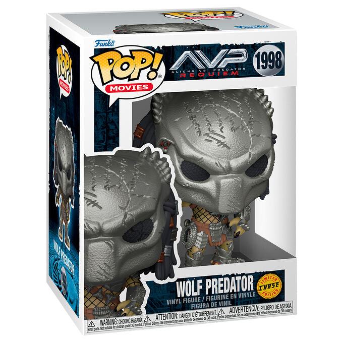 Funko POP Alien vs Predator Requiem Wolf Predator Chase