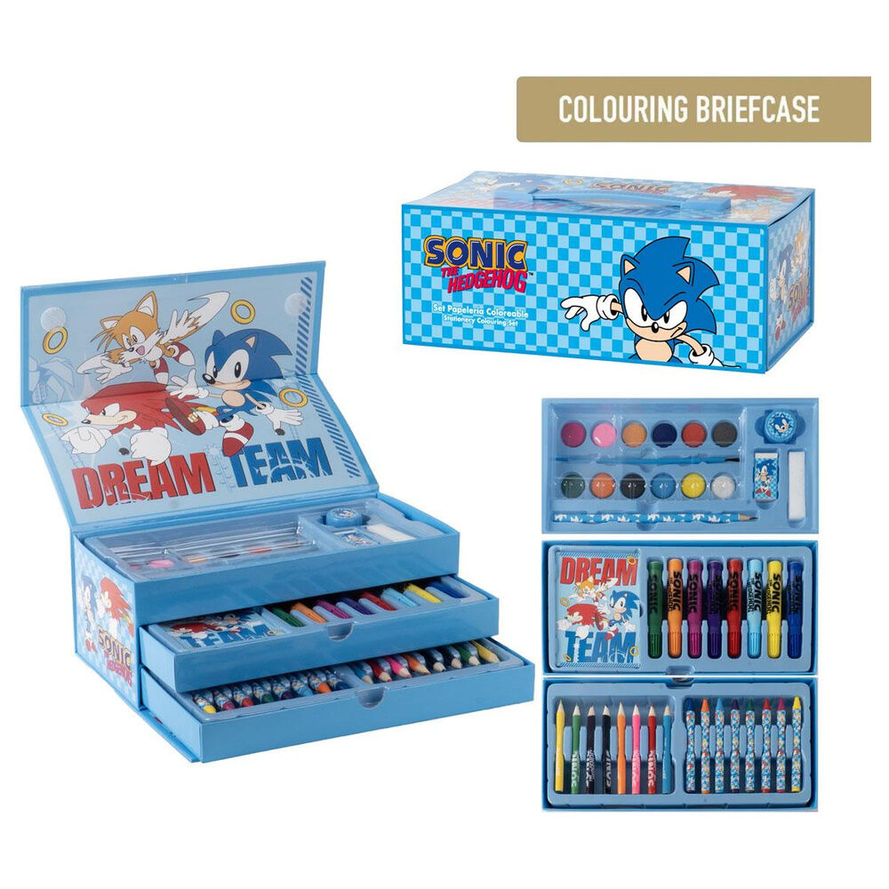 Set de Papelaria Sonic the Hedgehog