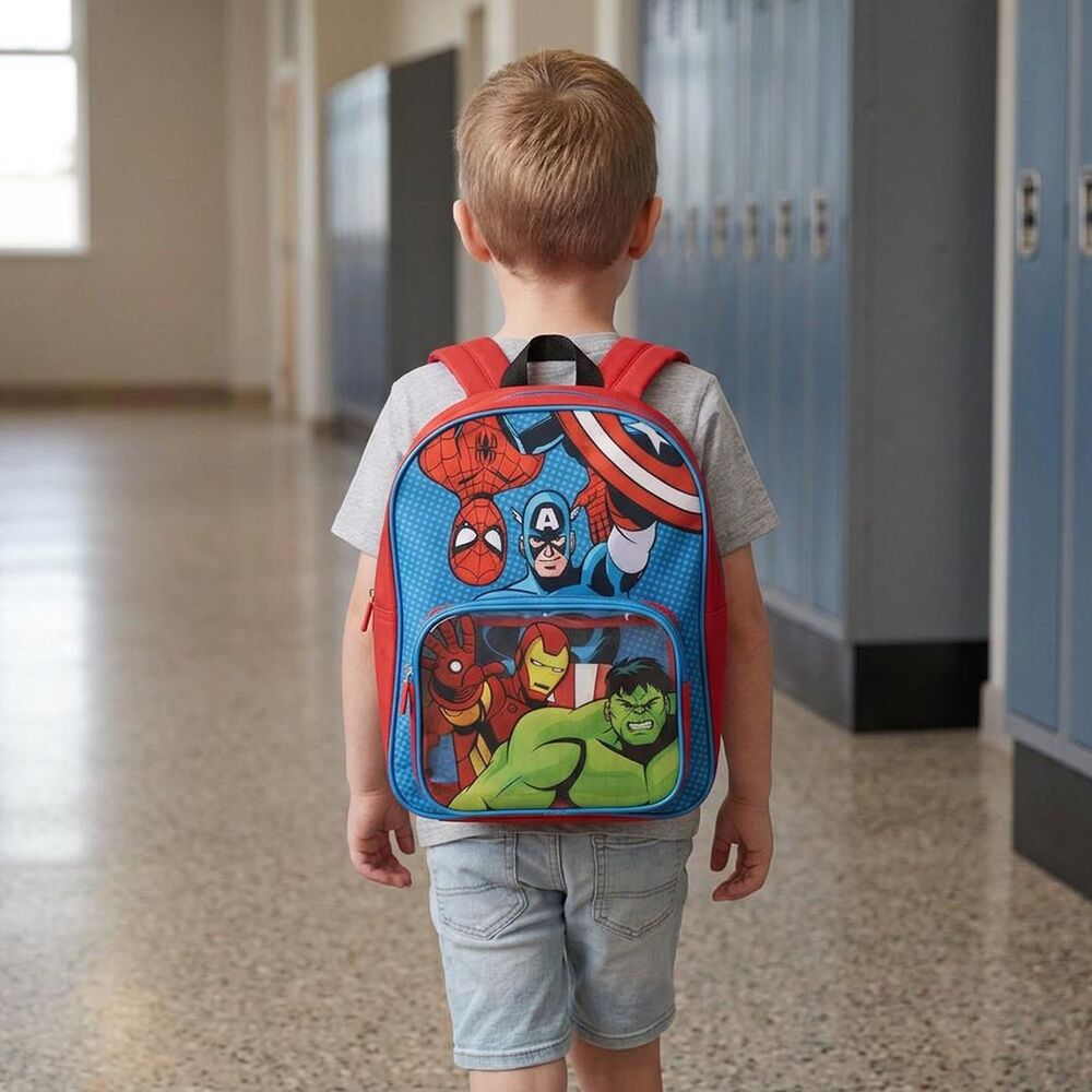 Mochila Pré-Escolar Avengers Marvel 30cm