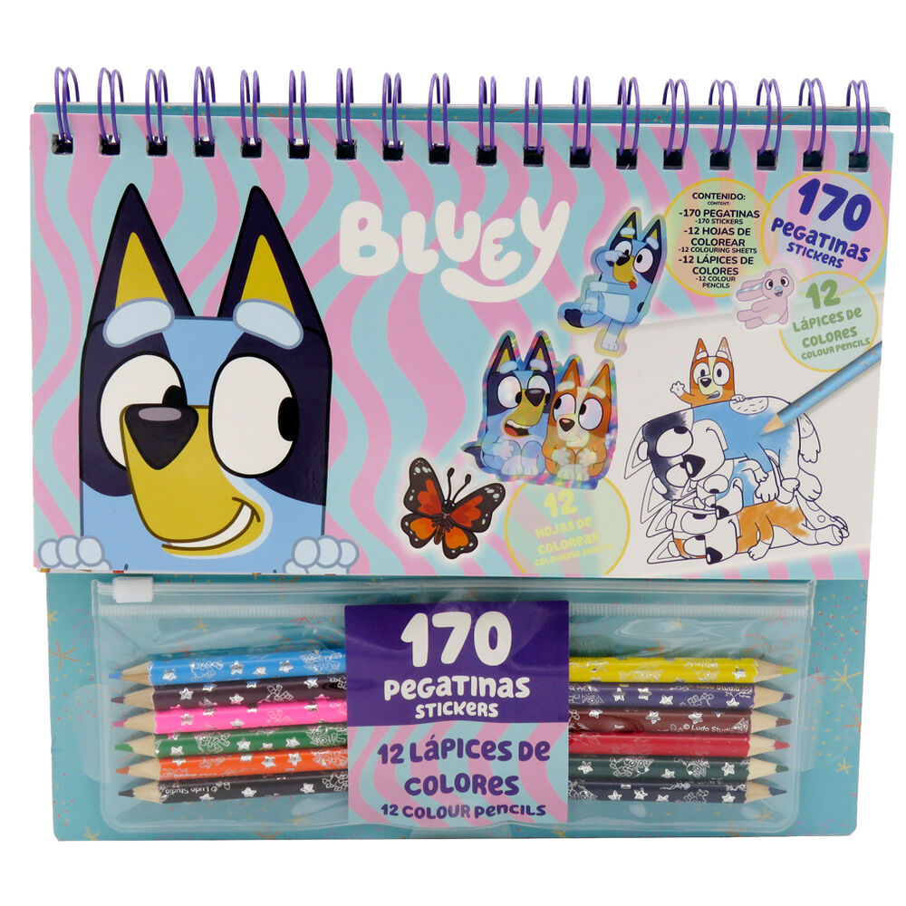 Set de Papelaria Bluey