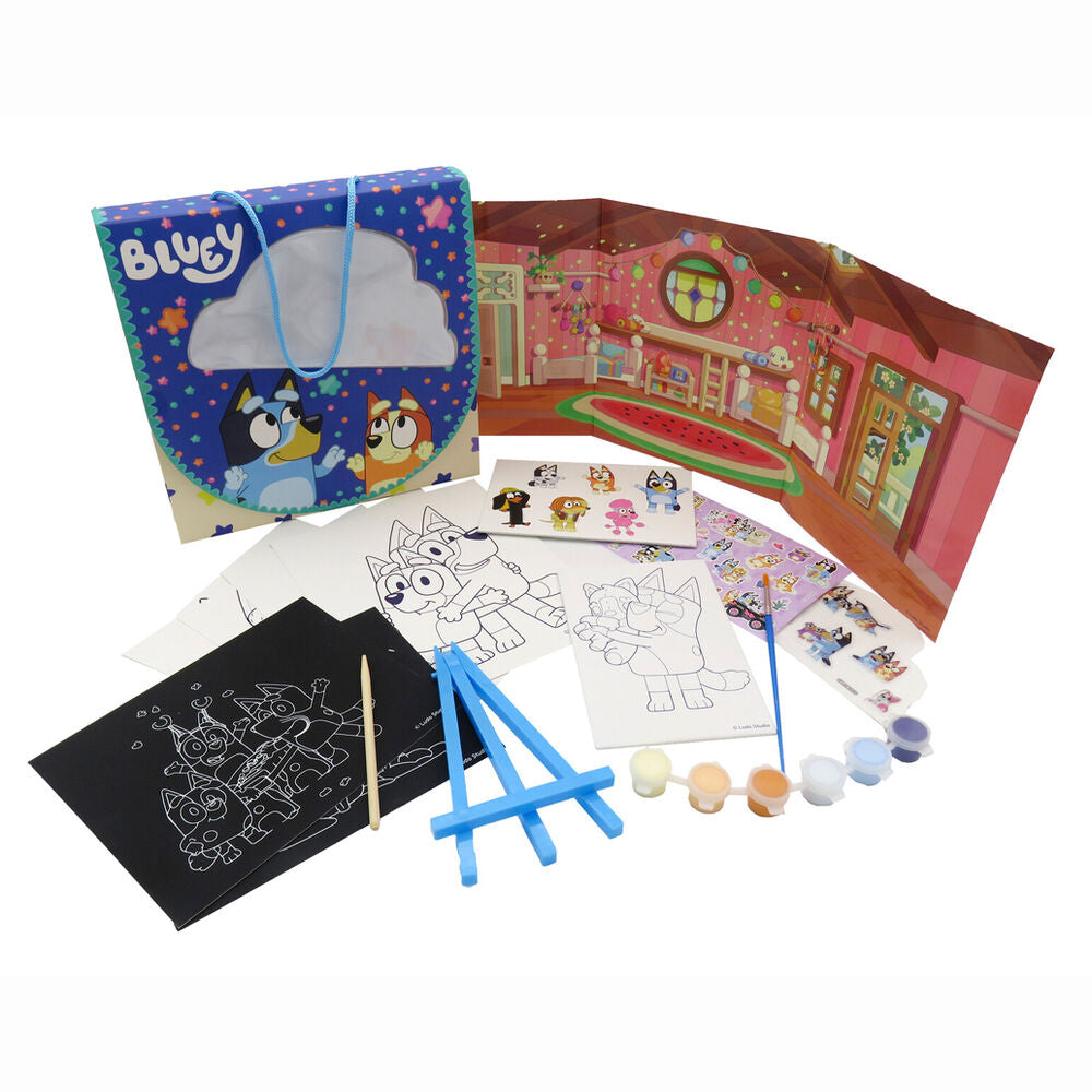 Set de Papelaria Artistico Bluey