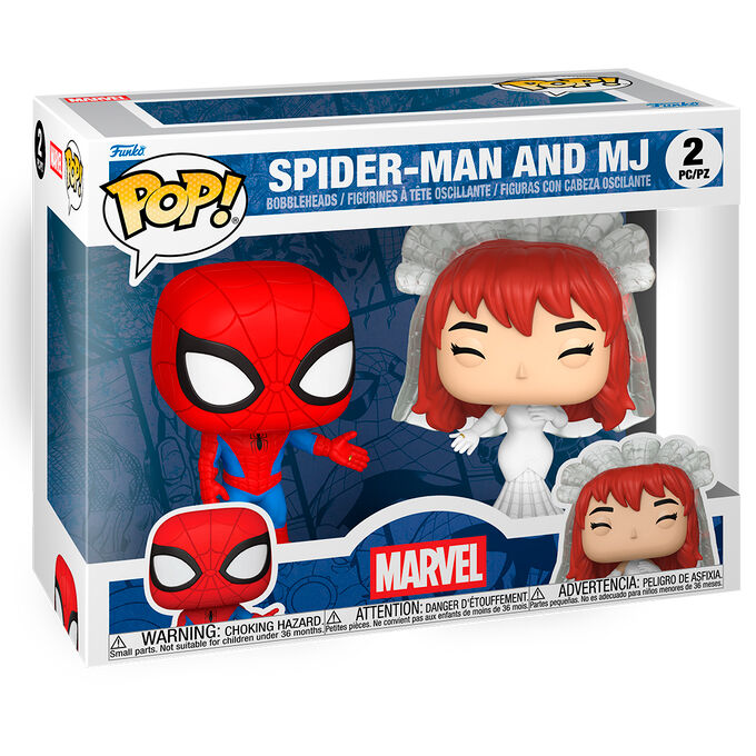 Pack 2 figuras Funko POP Marvel Spider-Man and MJ