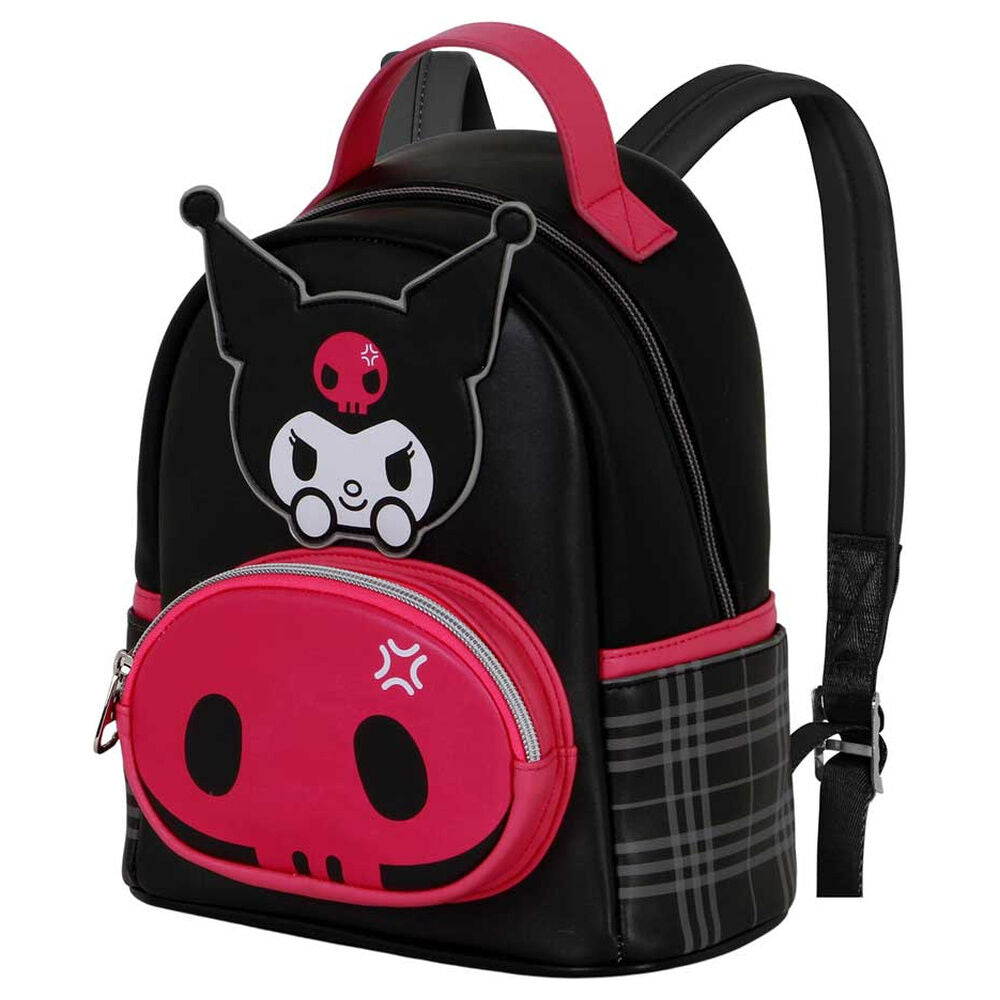 Mochila Casual Skull Kuromi Hello Kitty and Friends 25cm
