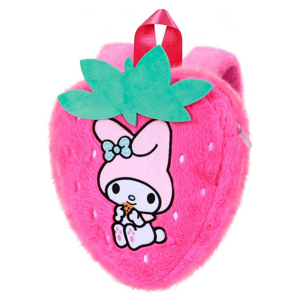 Mochila Creche Fresa My Melody Hello Kitty and Friends
