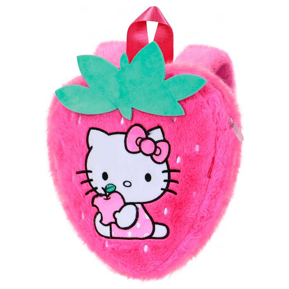 Mochila Pré-Escolar Fresa Hello Kitty