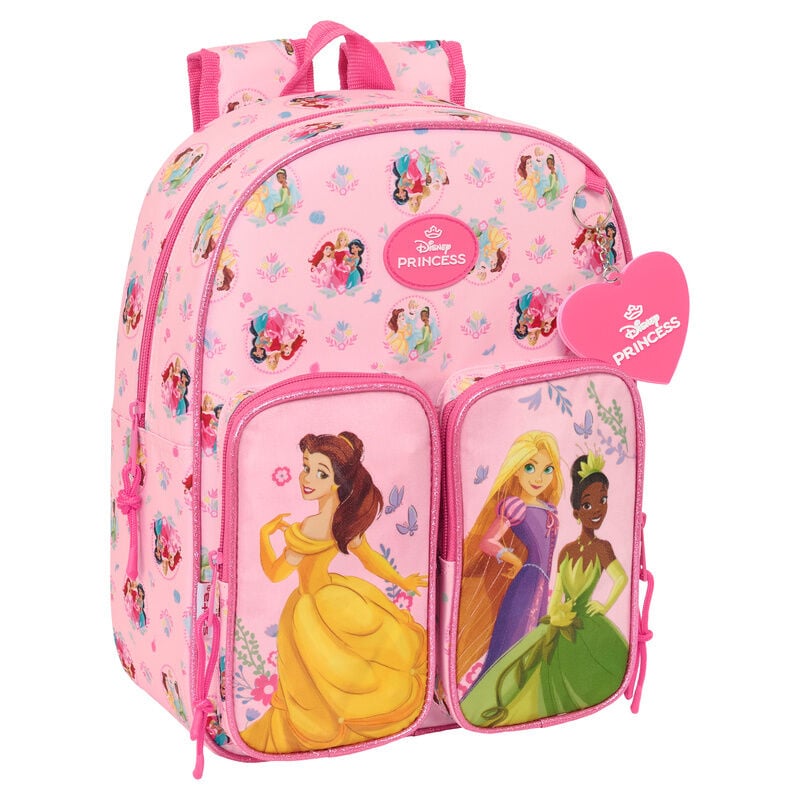 Mochila Pré-Escolar Princesas Disney 34cm Adaptável