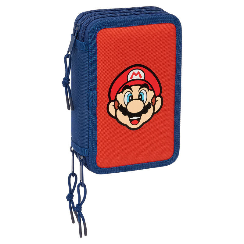 Estojo Triplo Mamma Mia Super Mario Bros 37pcs