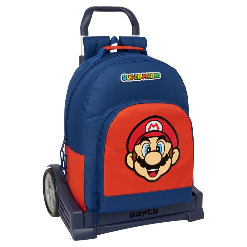 Mochila Escolar Trolley Evolution Mamma Mia Super Mario Bros 42cm