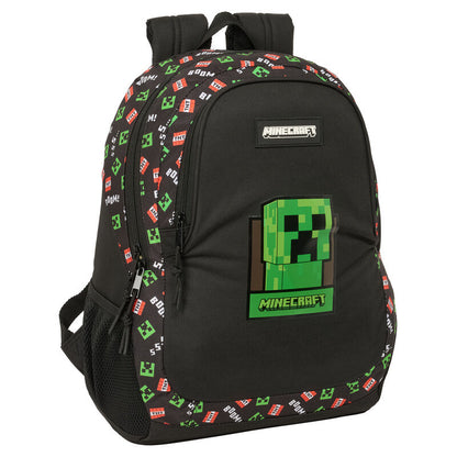 Mochila Escolar Adaptável Minecraft 44cm