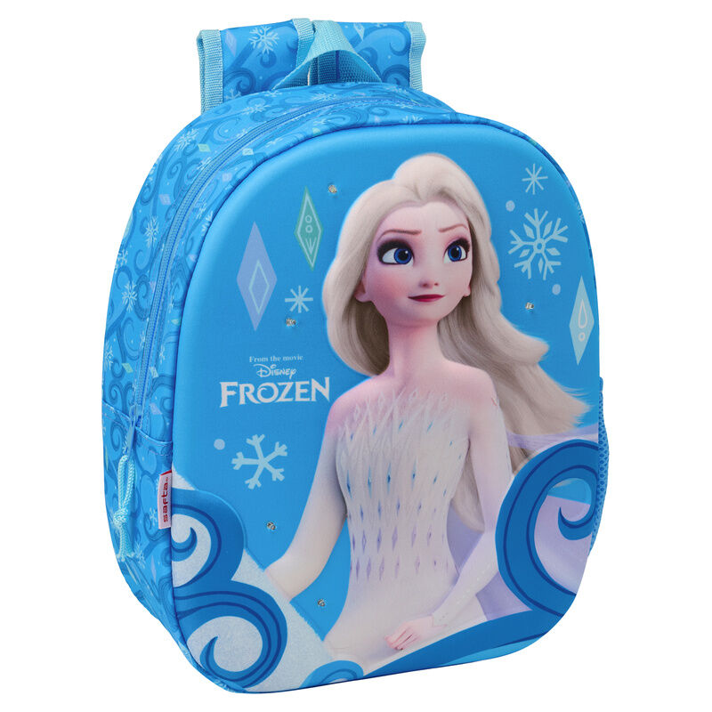 Mochila Pré-Escolar 3D LED Frozen Disney 33cm