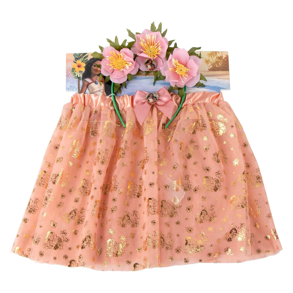 Set Bandolete + Tutu Vaiana Moana Disney