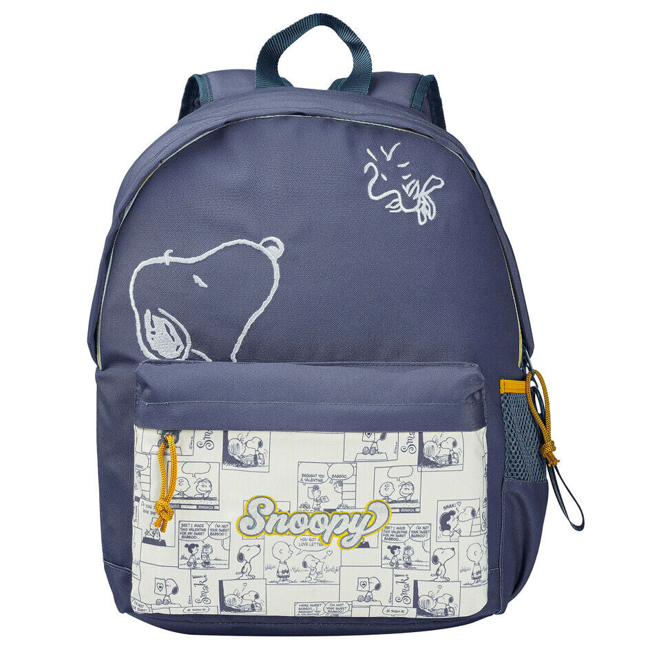 Mochila Escolar Adaptável Snoopy Peanuts 40cm