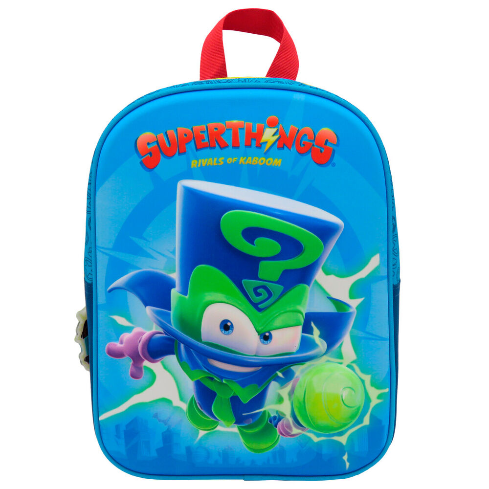 Mochila Pré-Escolar 3D Superthings 32cm