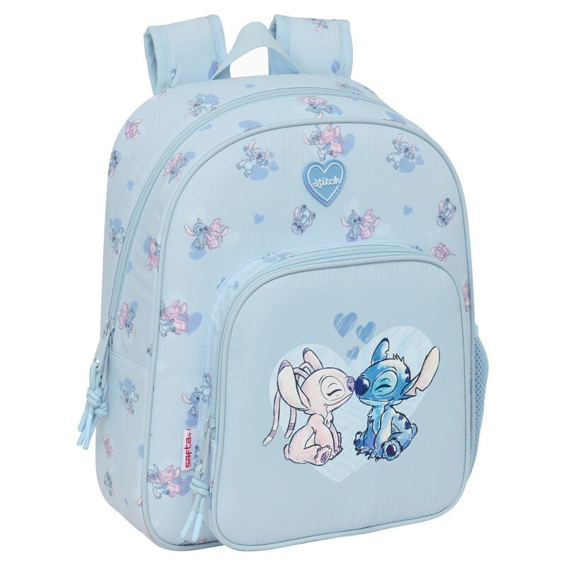 Mochila Pré-Escolar Stitch Disney 34cm Adaptável