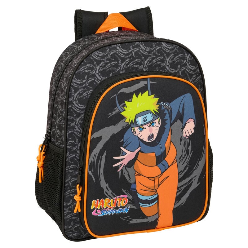 Mochila Escolar Naruto Shippuden 38cm Adaptável