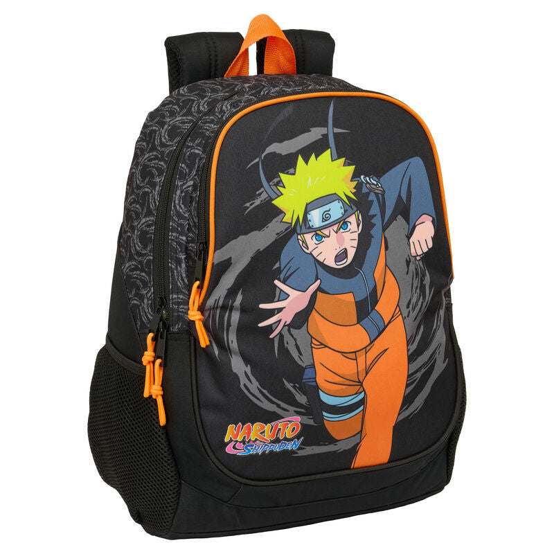 Mochila Escolar Adaptável Naruto Shippuden 44cm