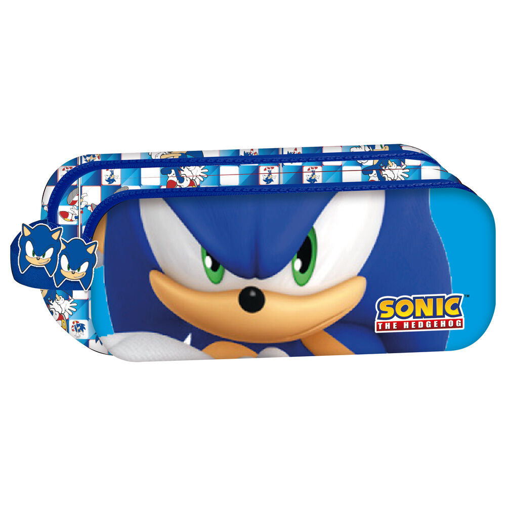 Estojo Triplo Sonic the Hedgehog