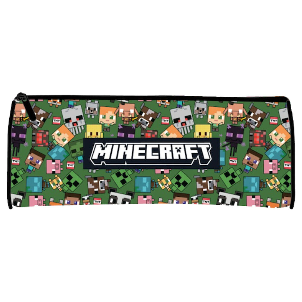 Estojo Triplo Characters Minecraft