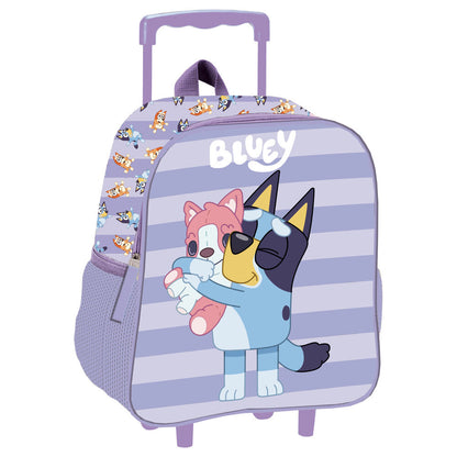 Mochila Pré-Escolar Trolley 3D Puppy Bluey 32cm