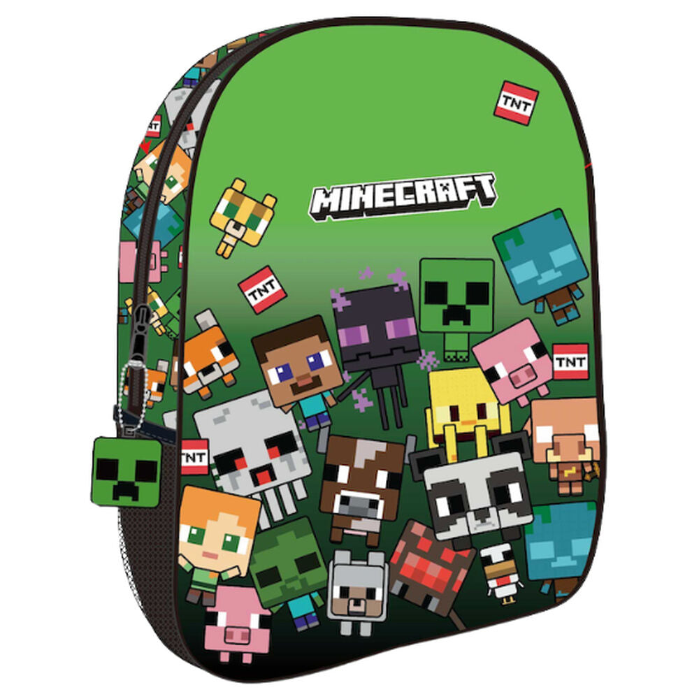 Mochila Pré-Escolar Characters Minecraft 30cm