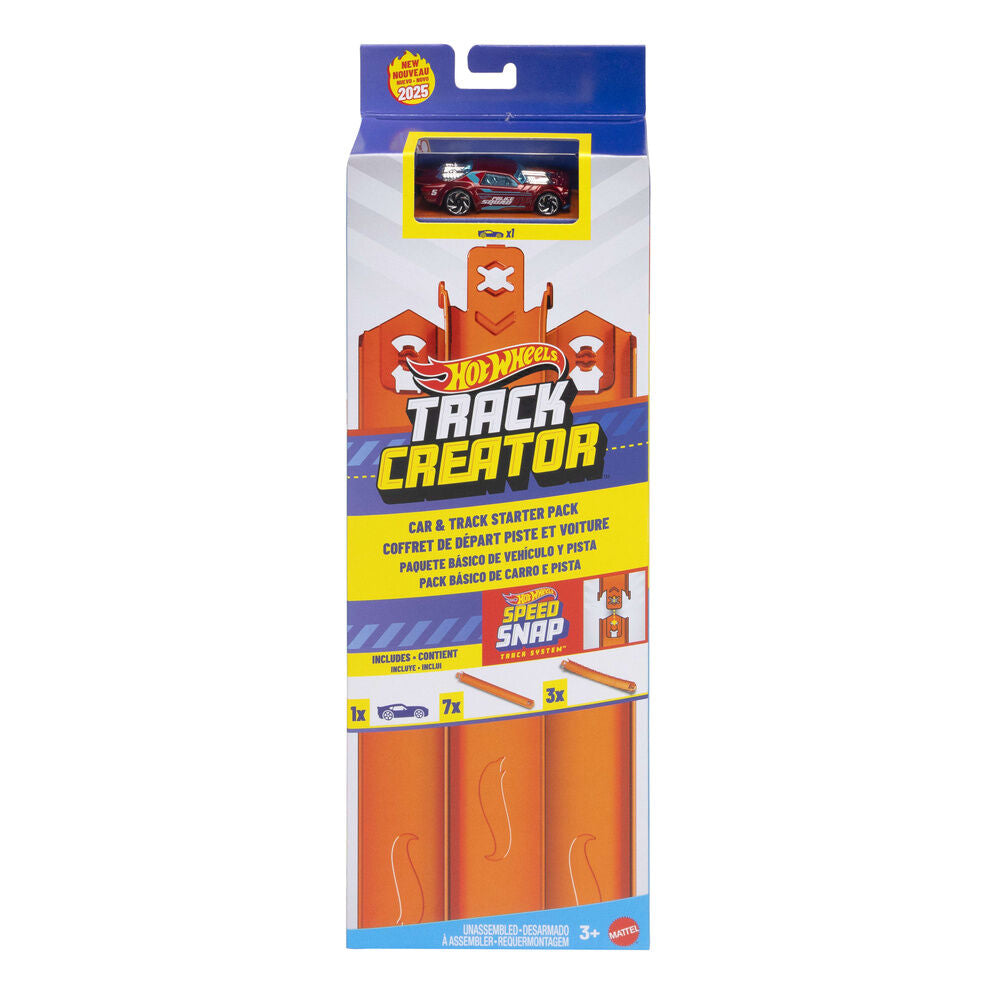 Set Básico Track Builder + Car Hot Wheels
