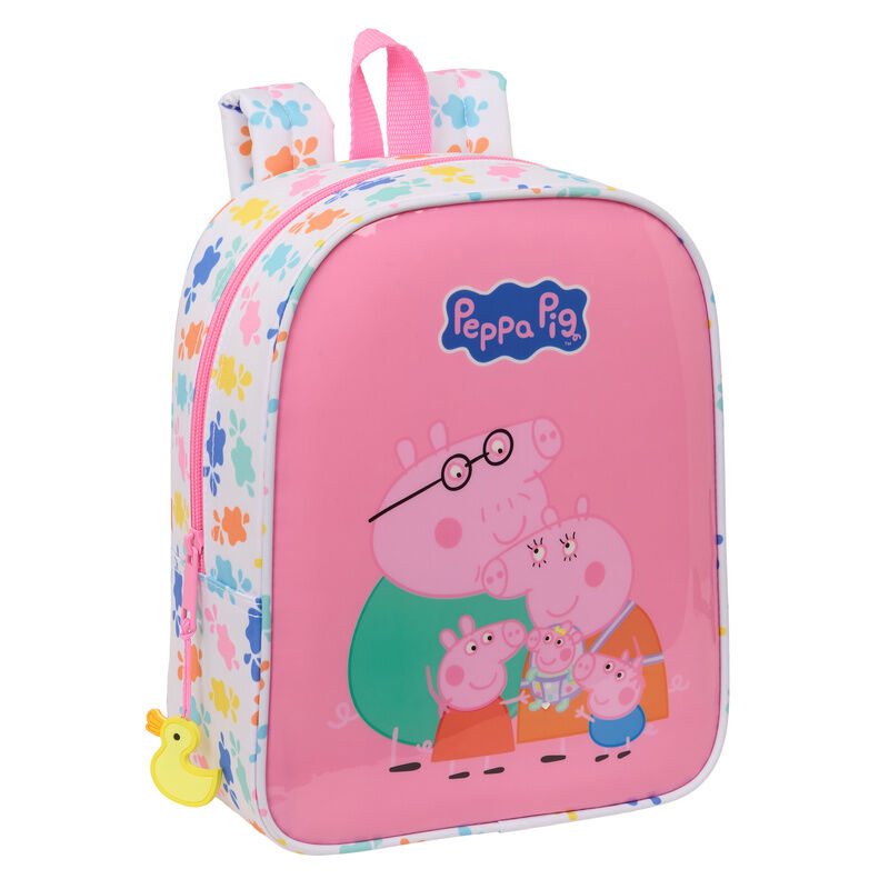 Mochila Creche Baby Pig Peppa Pig 27cm Adaptável