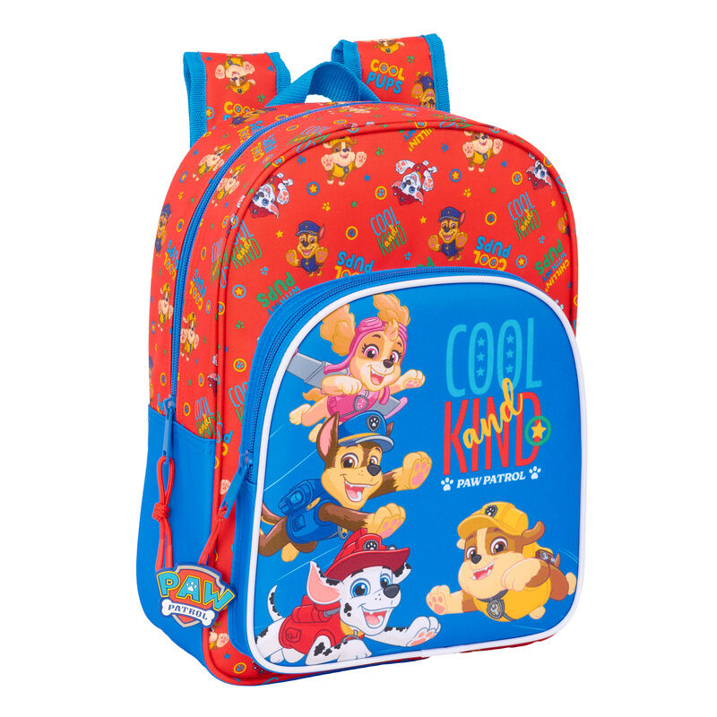 Mochila Pré-Escolar Cool Patrulha Pata 34cm Adaptável