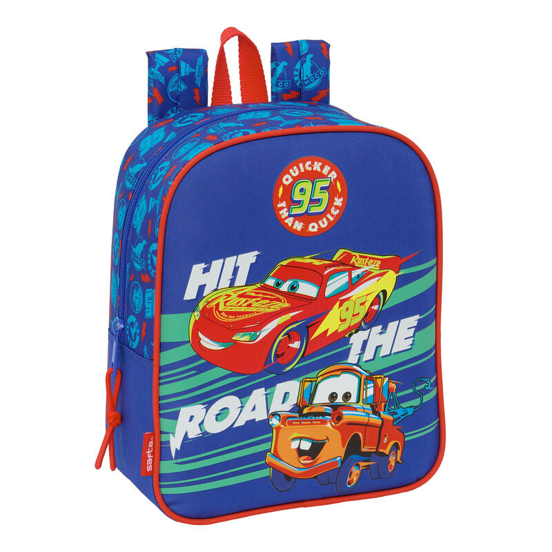 Mochila Creche Cars Disney Pixar 27cm Adaptável