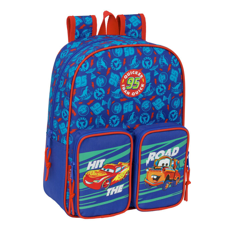 Mochila Pré-Escolar Adaptável Cars Disney Pixar 33cm