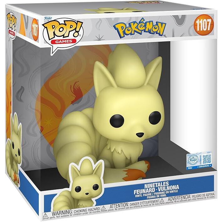 Funko POP Jumbo Pokemon Ninetales Feunard Vulnona Exclusive