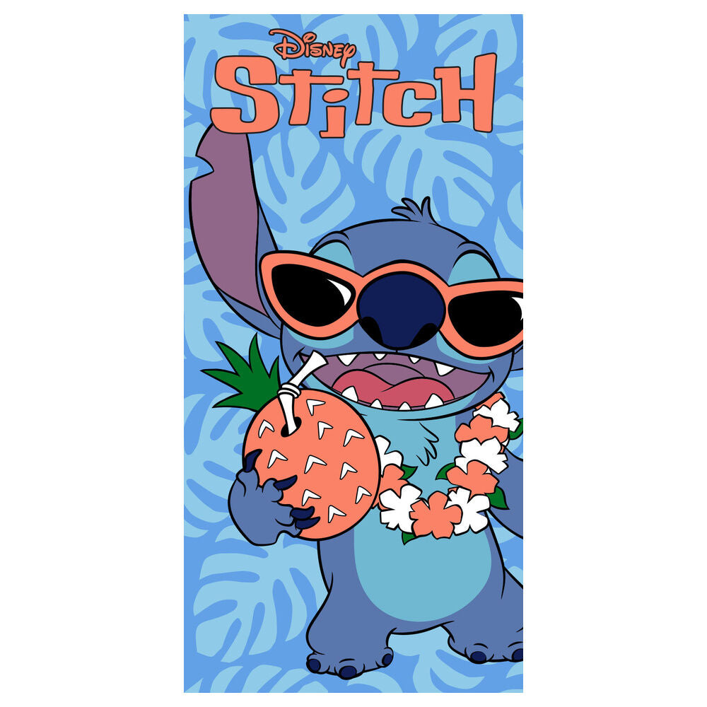 Toalha de Praia Microfibra Stitch Disney