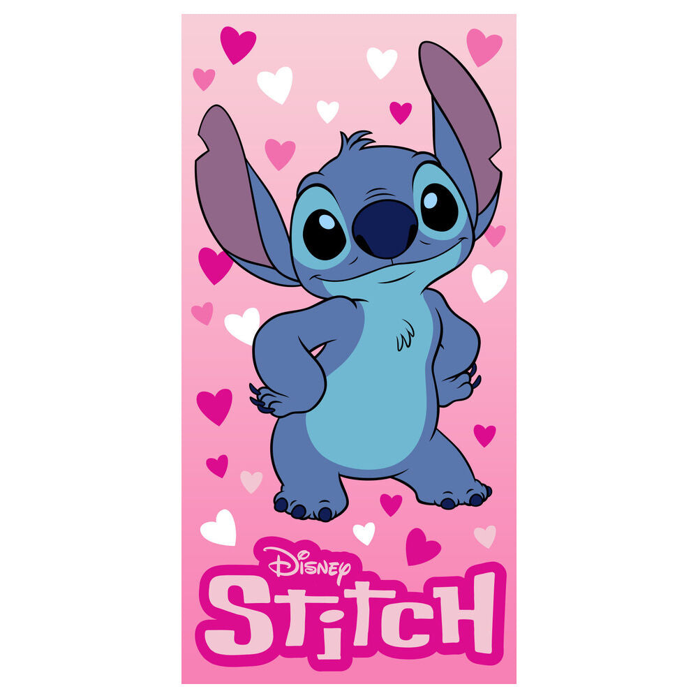 Toalha de Praia Microfibra Stitch Disney