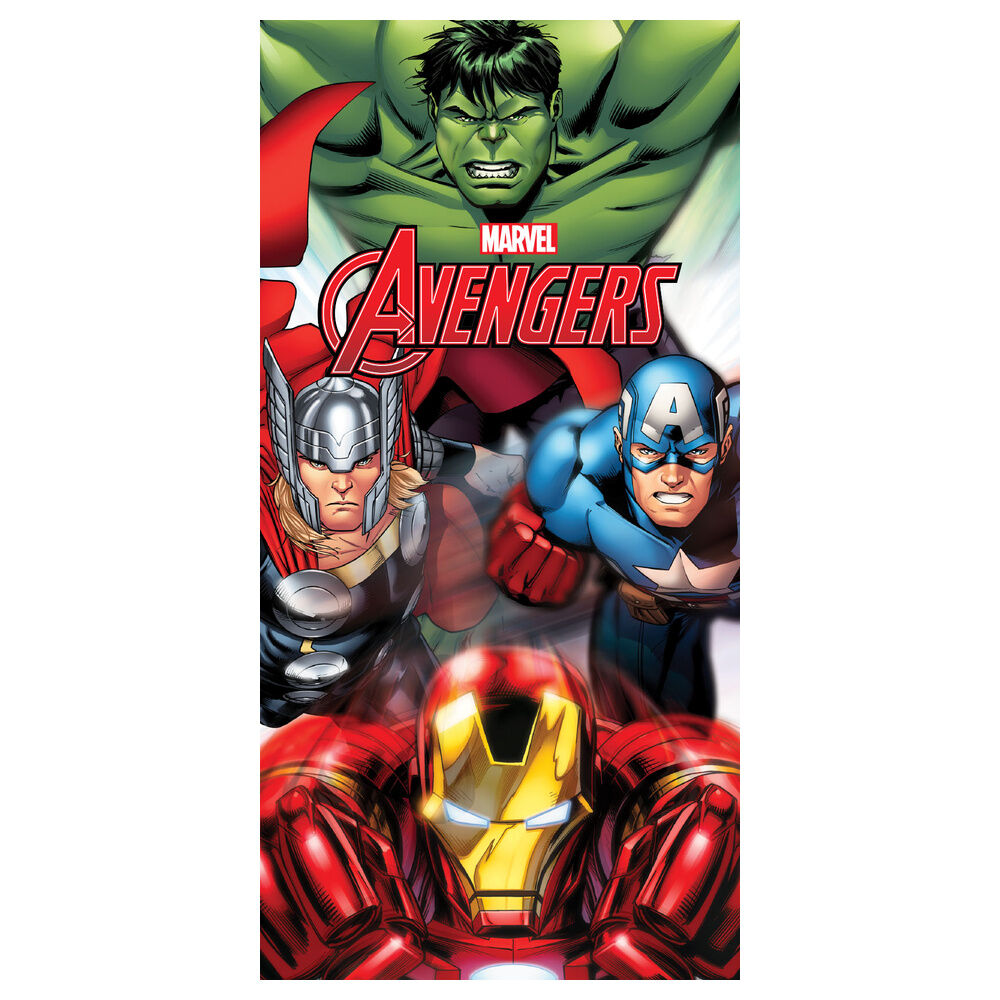 Toalha de Praia Microfibra Avengers Marvel