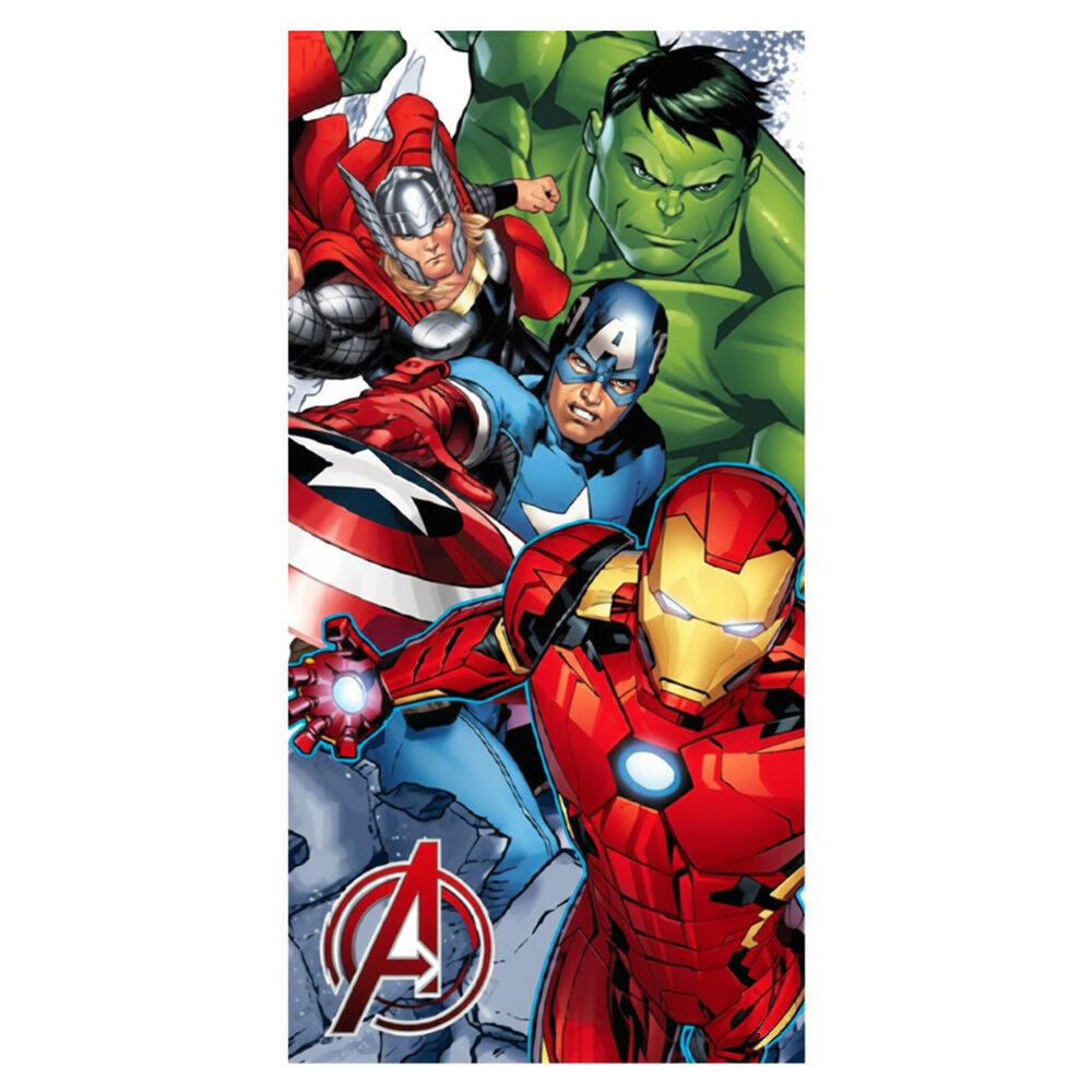 Toalha de Praia Microfibra Avengers Marvel