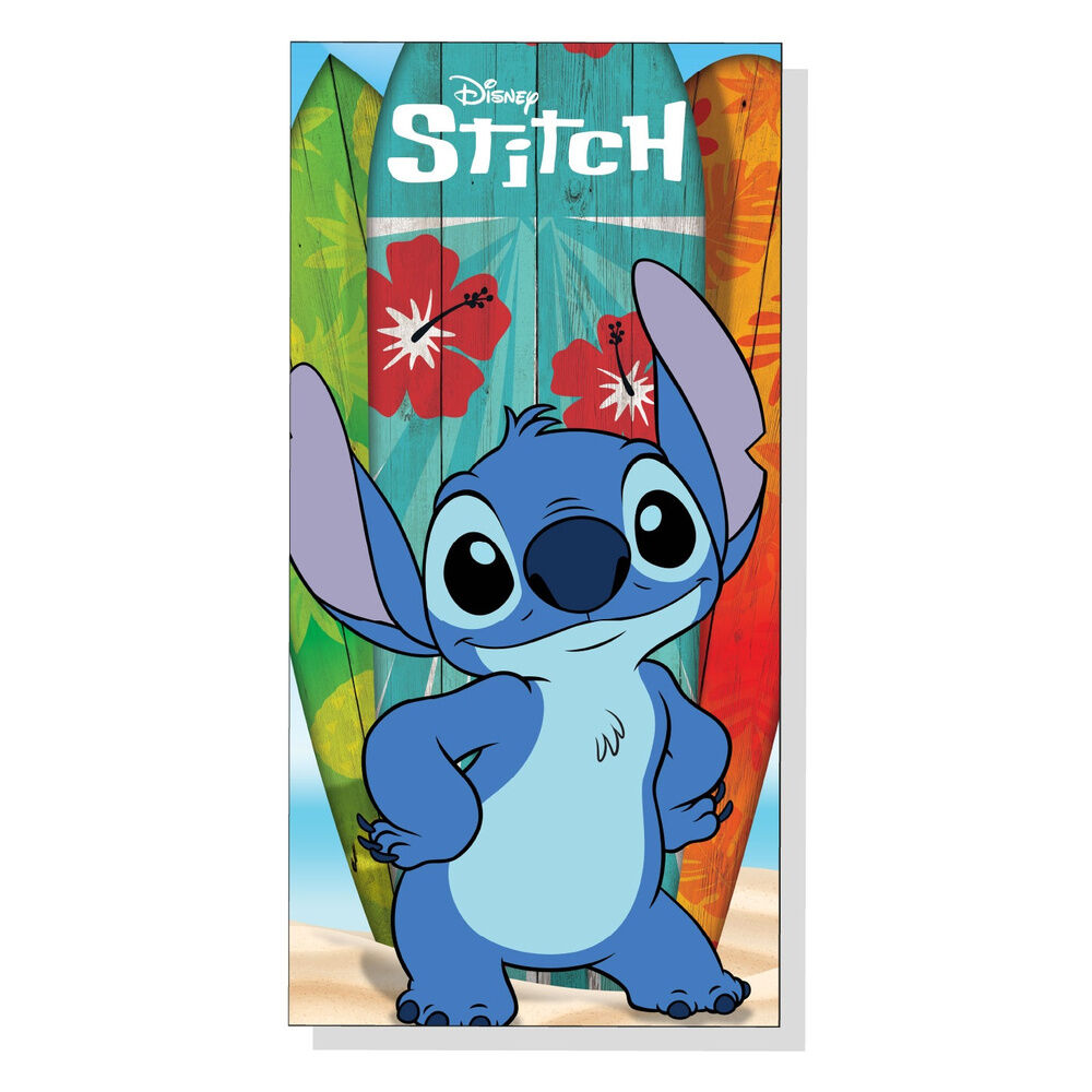 Toalha de Praia Microfibra Stitch Disney