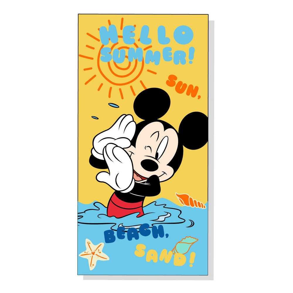 Toalha de Praia Microfibra Mickey Disney